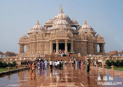 世界上最大的印度教寺庙 阿克萨达姆神庙